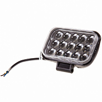 Фара светодиодная OFF ROAD 160*100мм прямоугольная 12V/24V 45W 6000К SKYWAY 15 диодов Combo свет